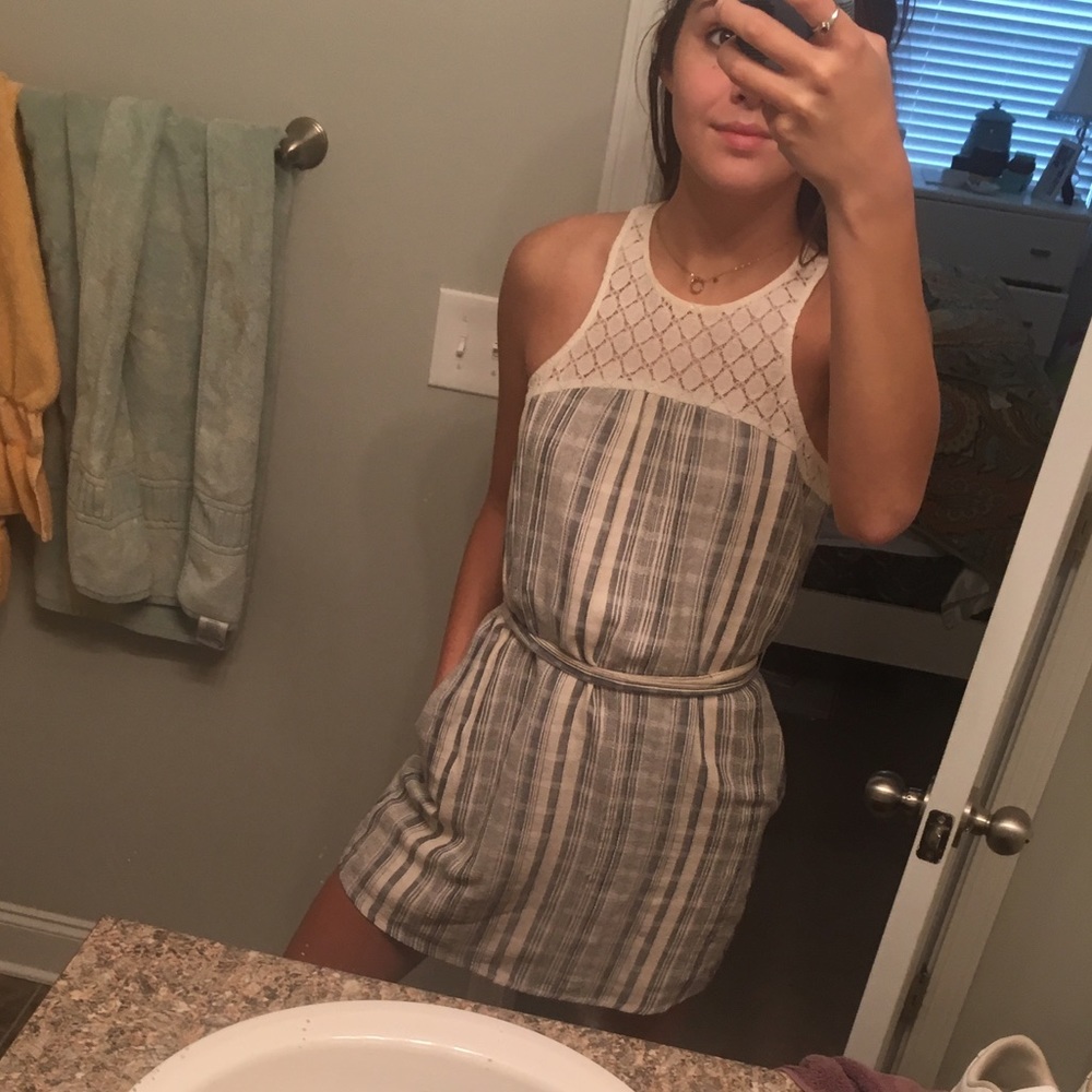 Cute casual striped dress!