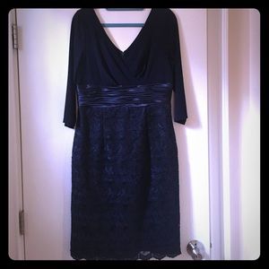 Mikail Aghal Navy Semi-Formal Dress, Size 8