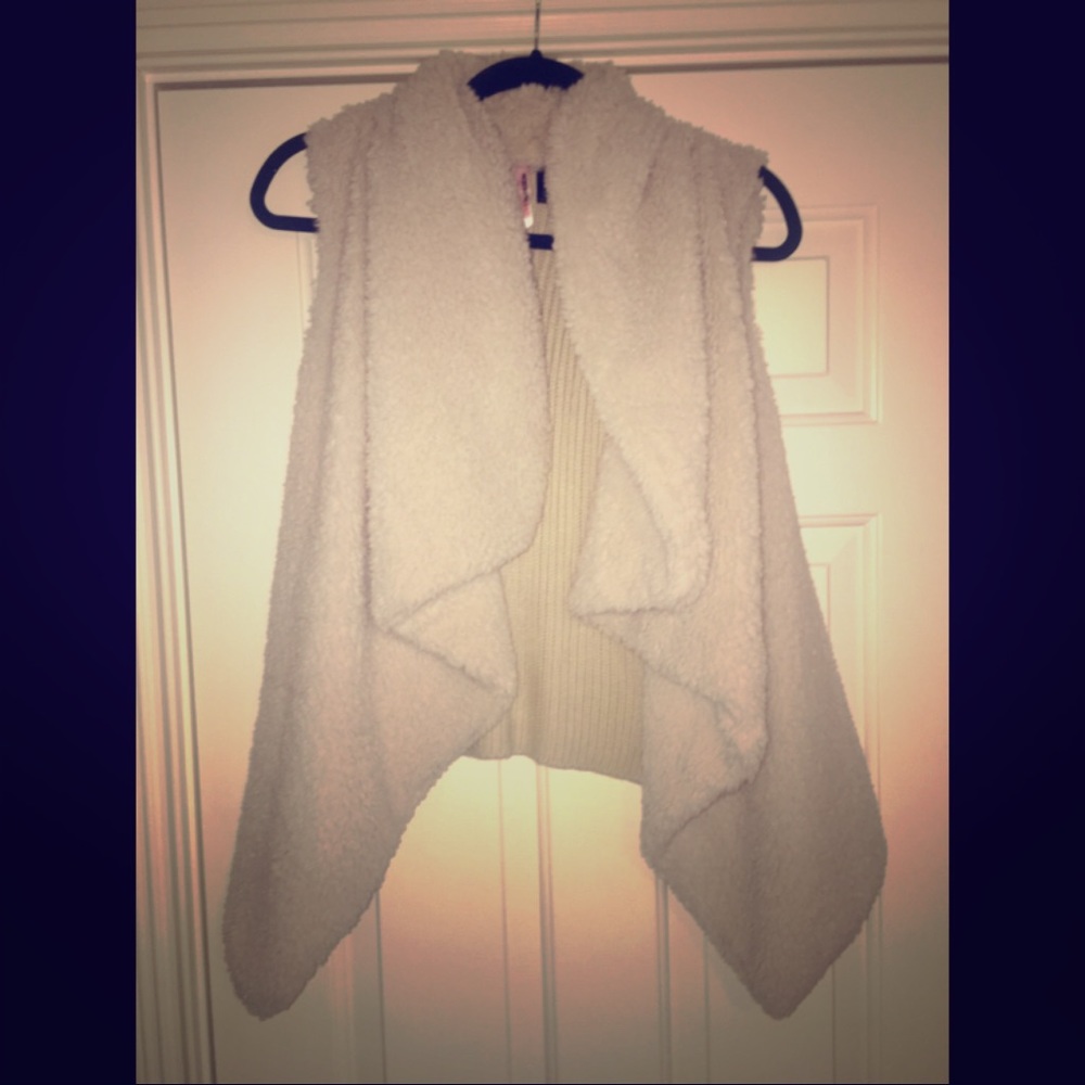 Cream vest
