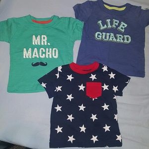 Baby shirts (star shirt 6 mths) all others 9-12mth