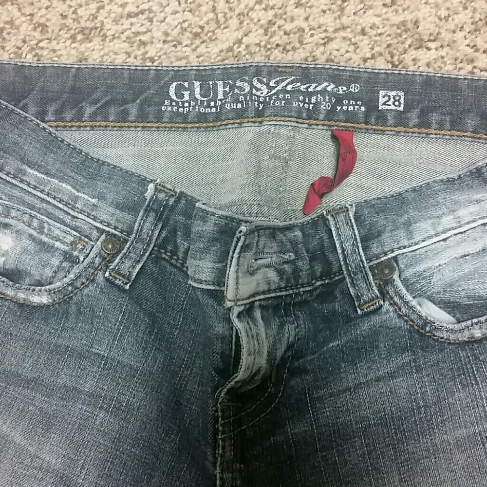 Guess jeans size 28 flare leg