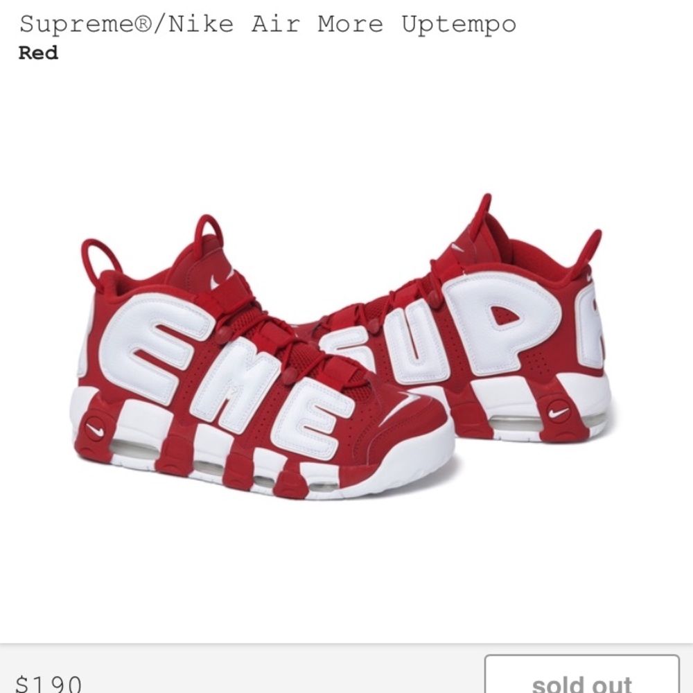 Supreme/Nike Uptempo