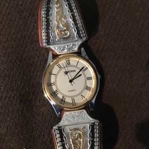 New men's Montana Silversmith watch never worn