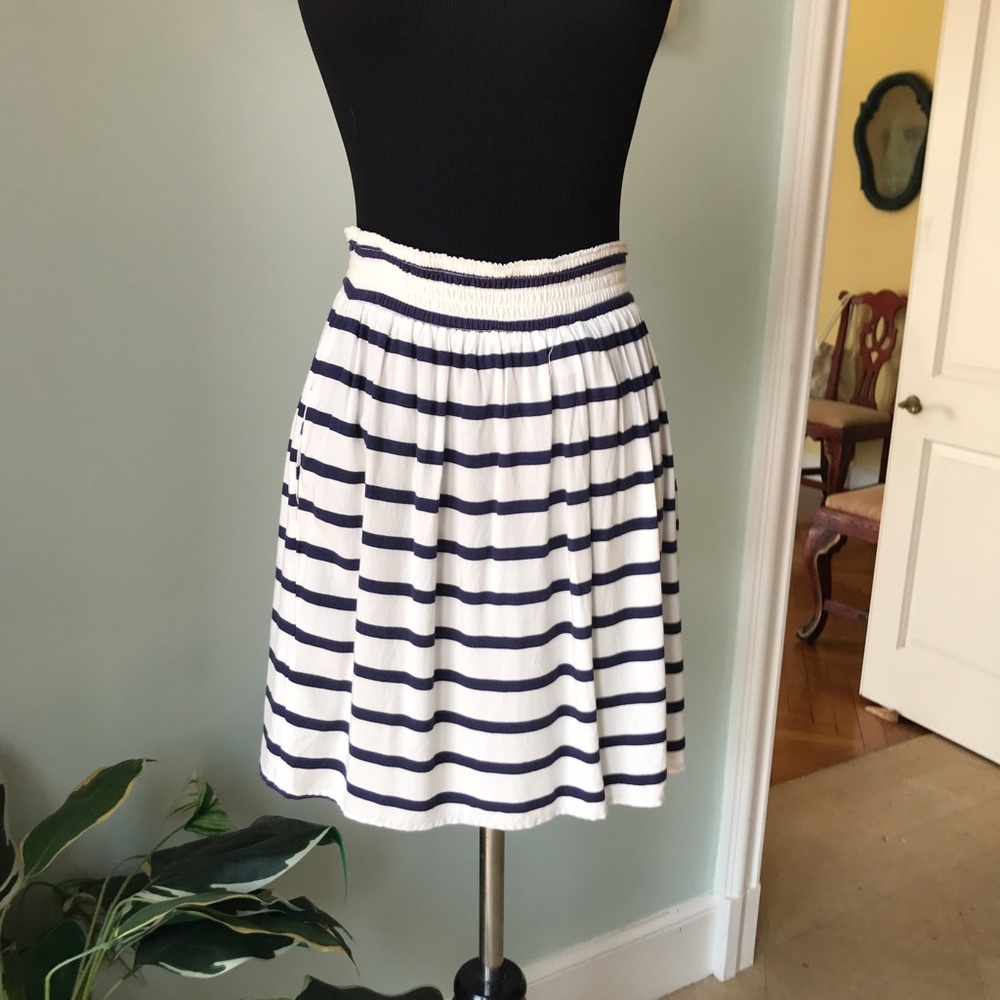 H&M divided striped skirt