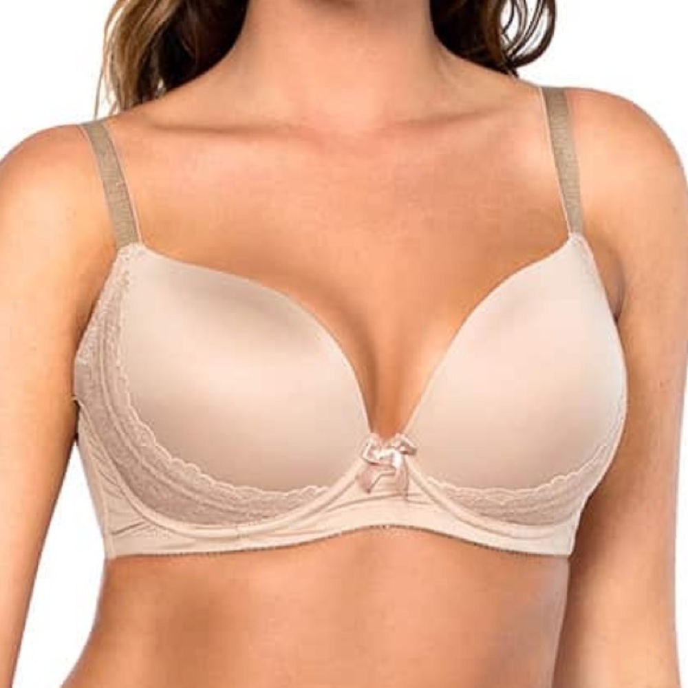 Parfait lingerie- PLUNGE MOLDED BRA in Tan 30 I