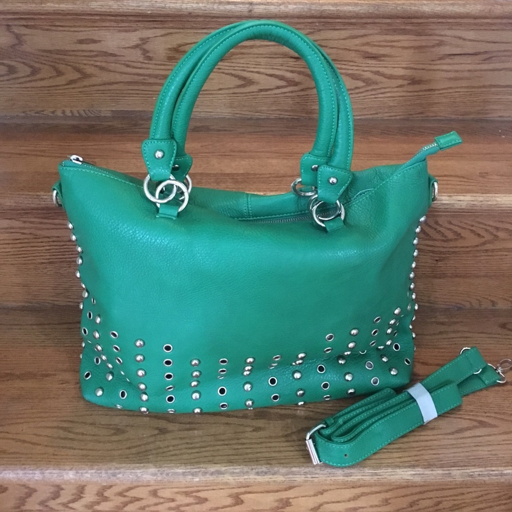 Green Leather Purse