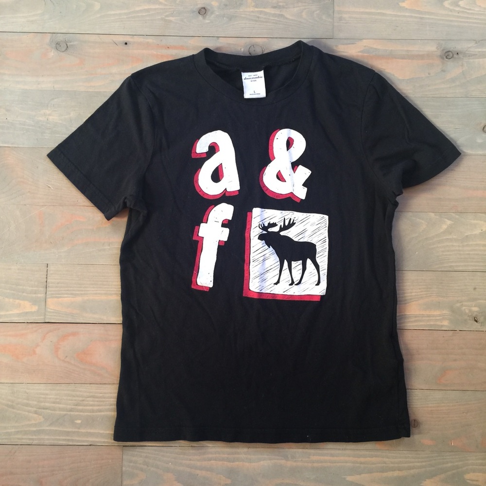 Abercrombie boys Graphic T-Shirt Moose