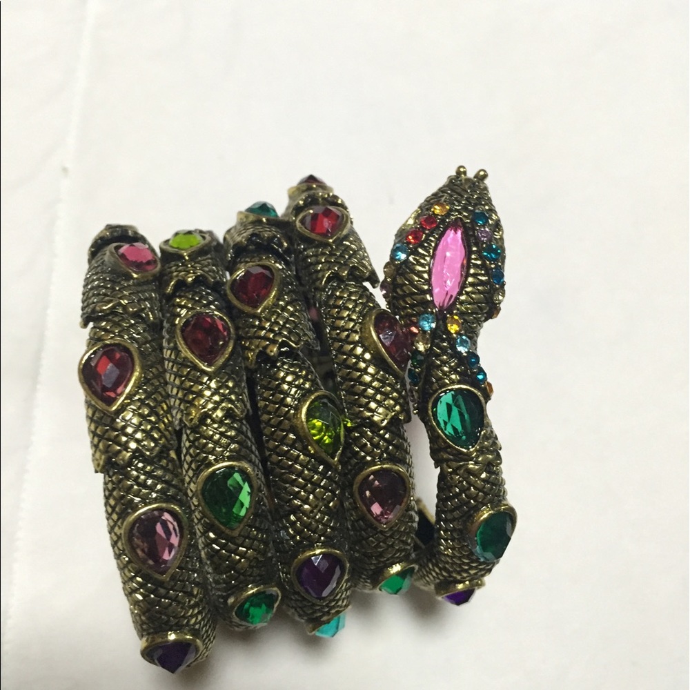 Crystal snake bracelet/arm cuff