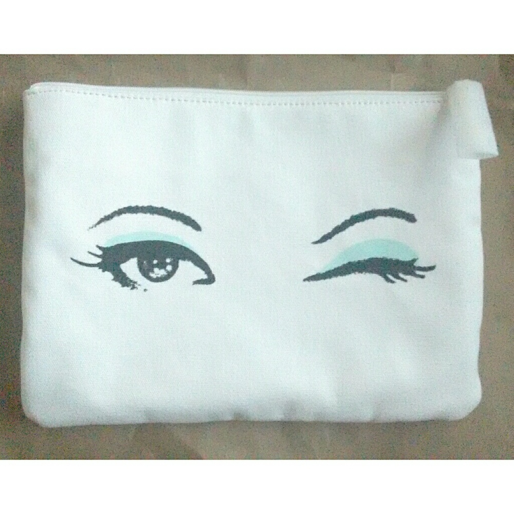 New! Kate Spade Gia Winking Cosmetic Makeup Bag - Picture 4 of 7