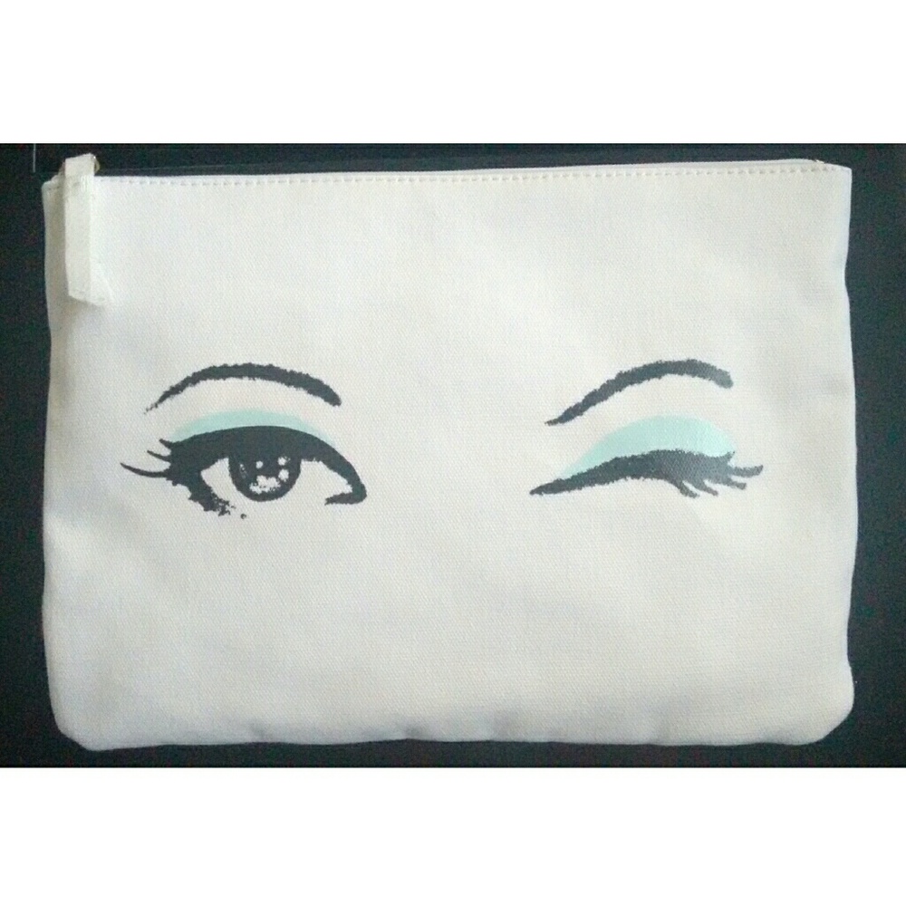 New! Kate Spade Gia Winking Cosmetic Makeup Bag - Picture 6 of 7