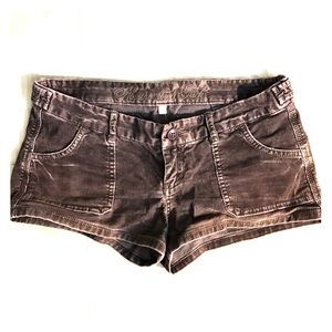 Abercrombie and Fitch Brown Corduroy Shorts Size 2