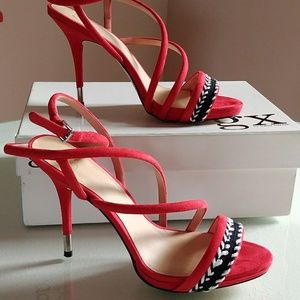 Gwen Stefani GX Tribal Red Statement Heels