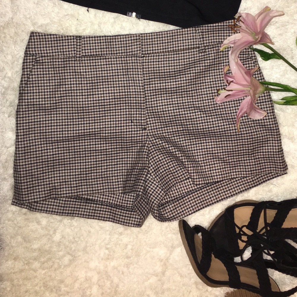 H&M Houndstooth Shorts