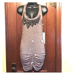 New Miss Me Beaded Tank Dress size small