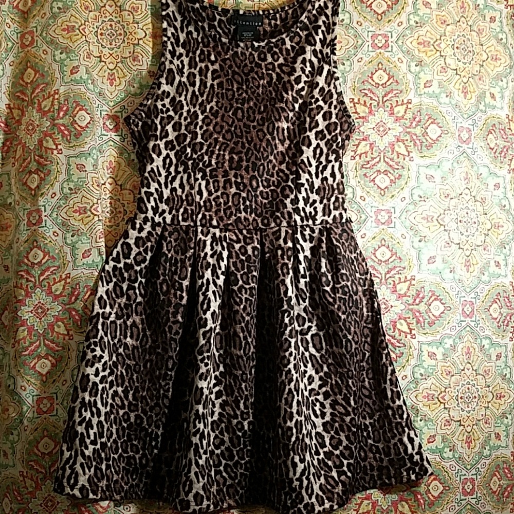 Leopard print dress