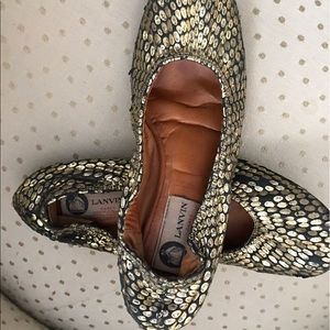 💥JULY 4TH SALE💥Lanvin Beaded Ballet Flats