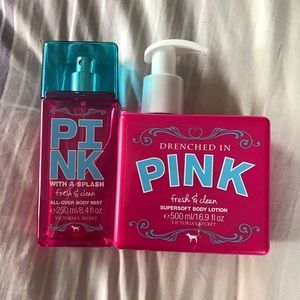 PINK Victoria Secret Fresh&Clean Body mist/lotion