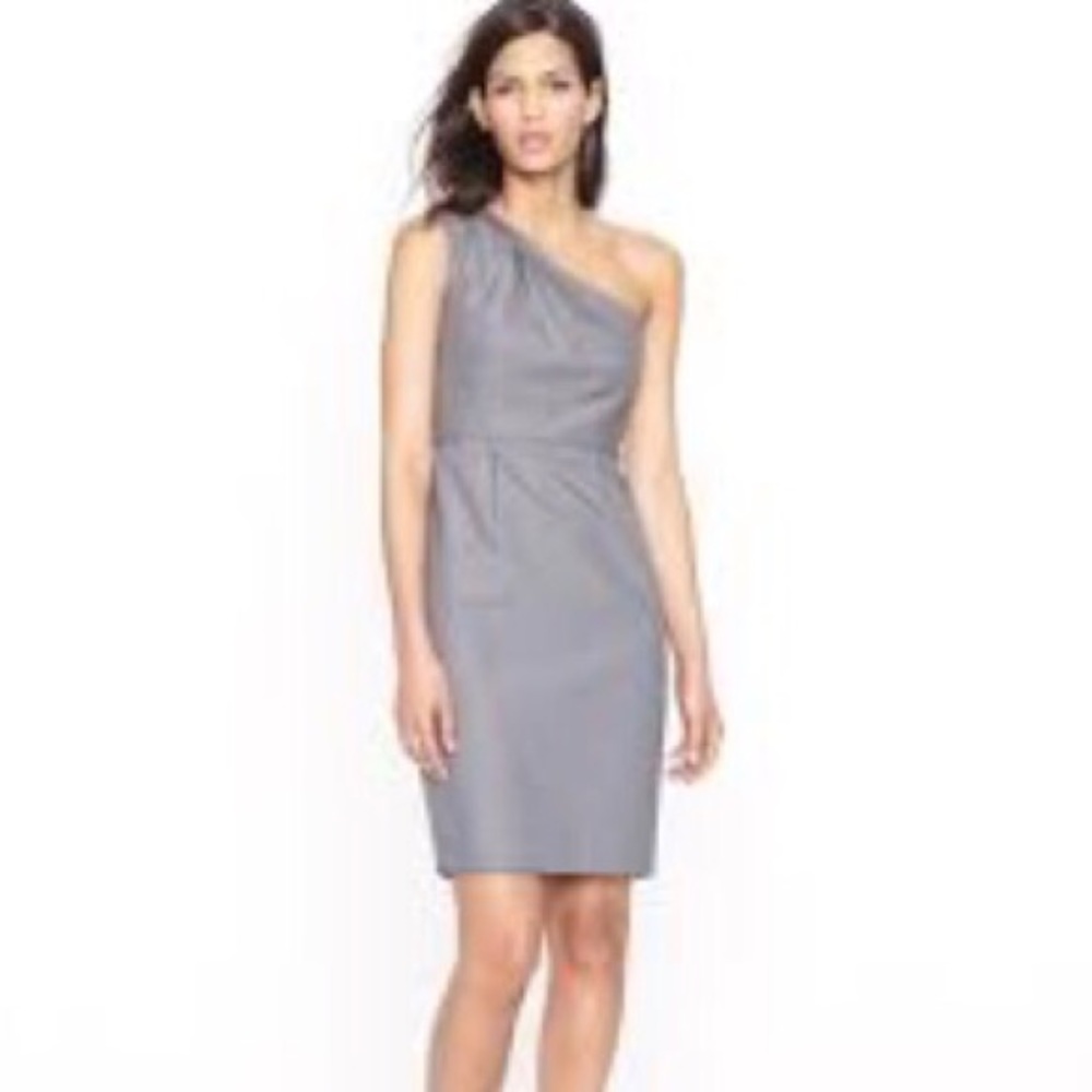J. Crew Misha One Shoulder Black Dress - Picture 4 of 4