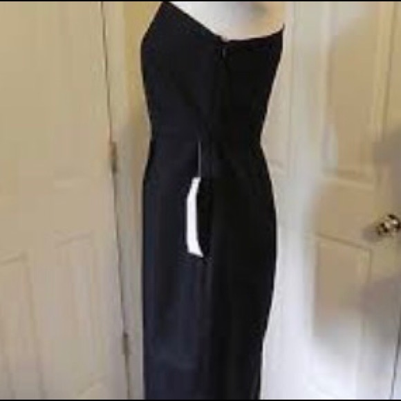 J. Crew Misha One Shoulder Black Dress - Picture 2 of 4