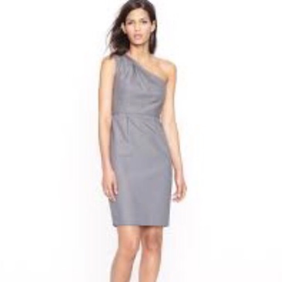 J. Crew Misha One Shoulder Black Dress - Picture 4 of 4