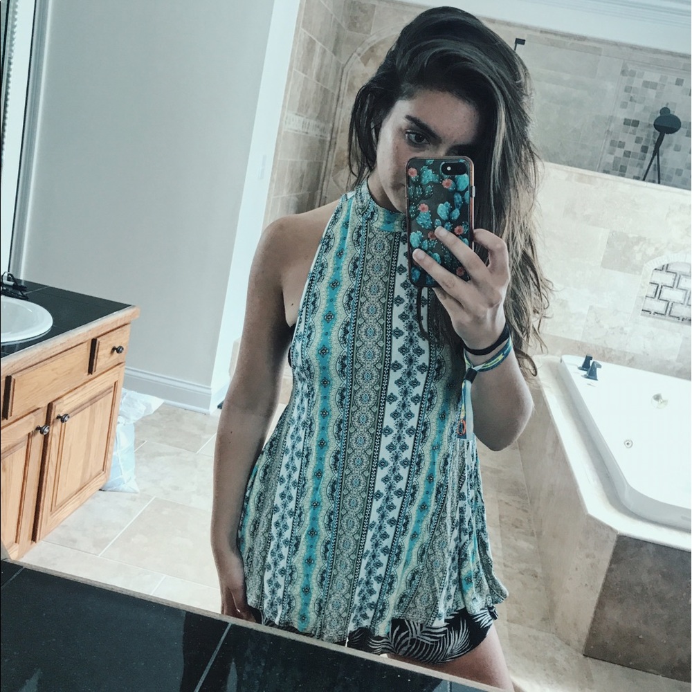 Printed tank top