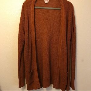 Burnt Orange Cardigan