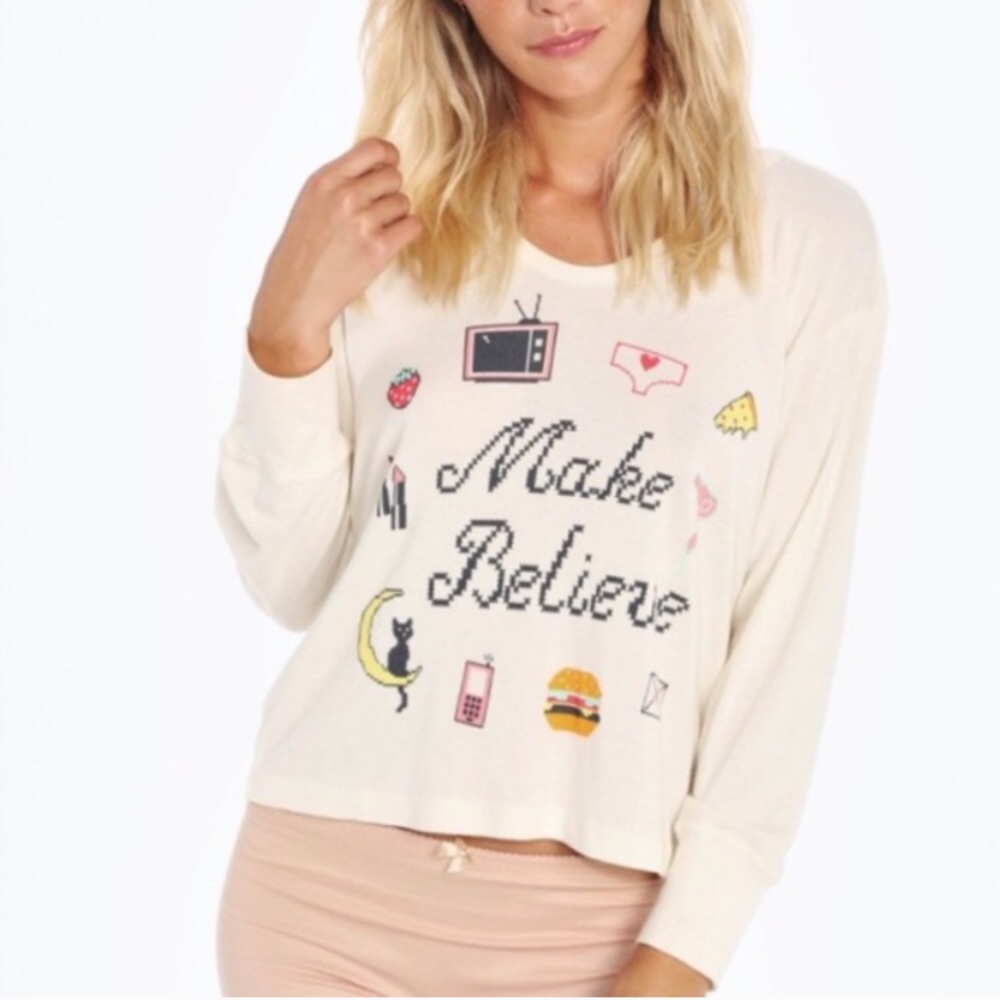 Wildfox Make Believe Babysitter Tee Size S