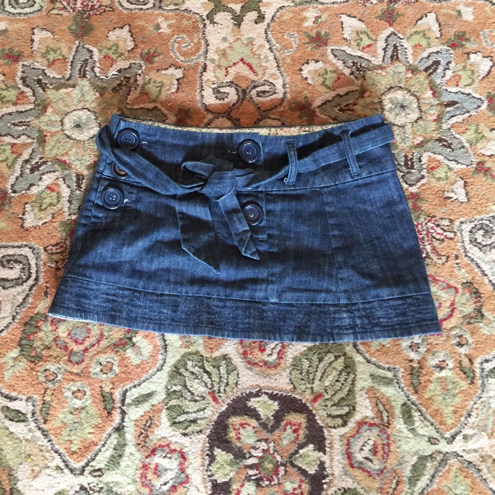 JALATE DENIM MINI SKIRT SZ 7