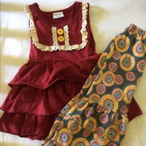 Tutu and Lulu shirt and pants outfit