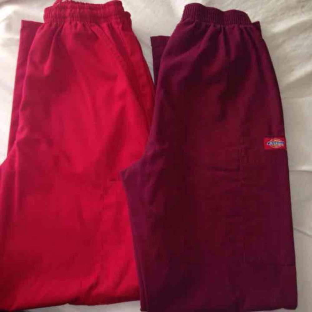 2 pair scrub pants
