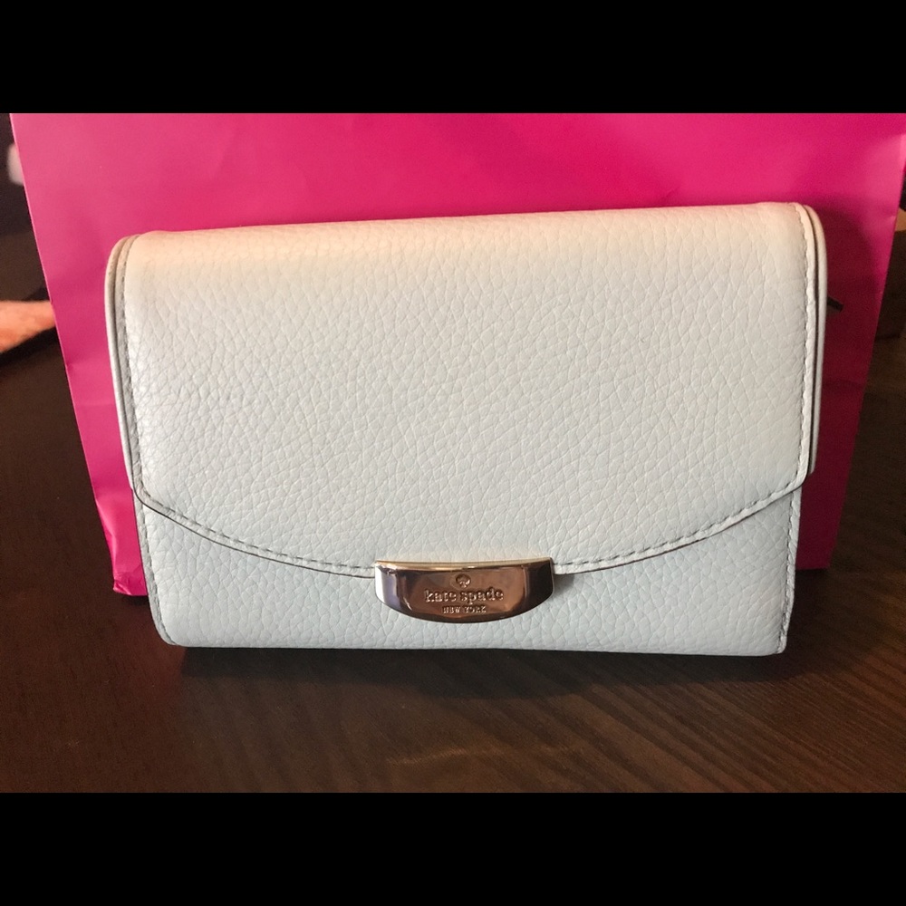 ♠️Kate Spade Mulberry St Callie Mint Splash Wallet