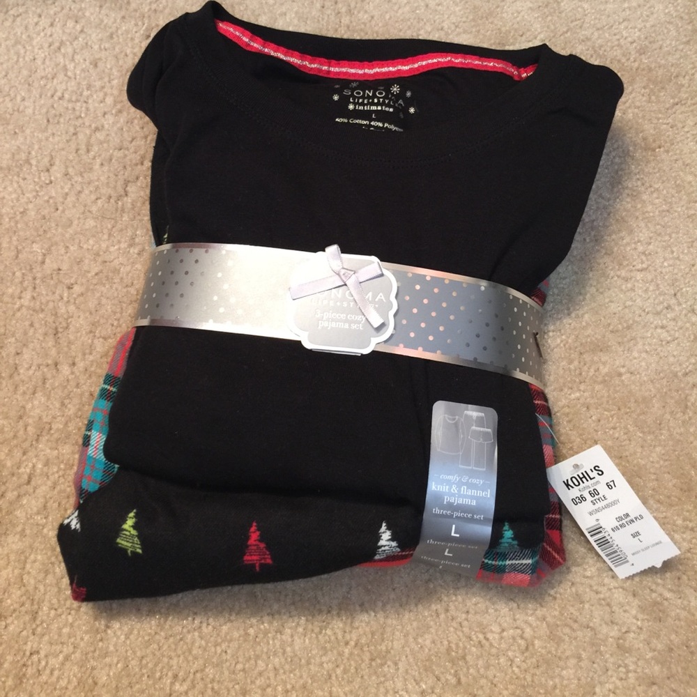 Brand new 3 piece pajama set