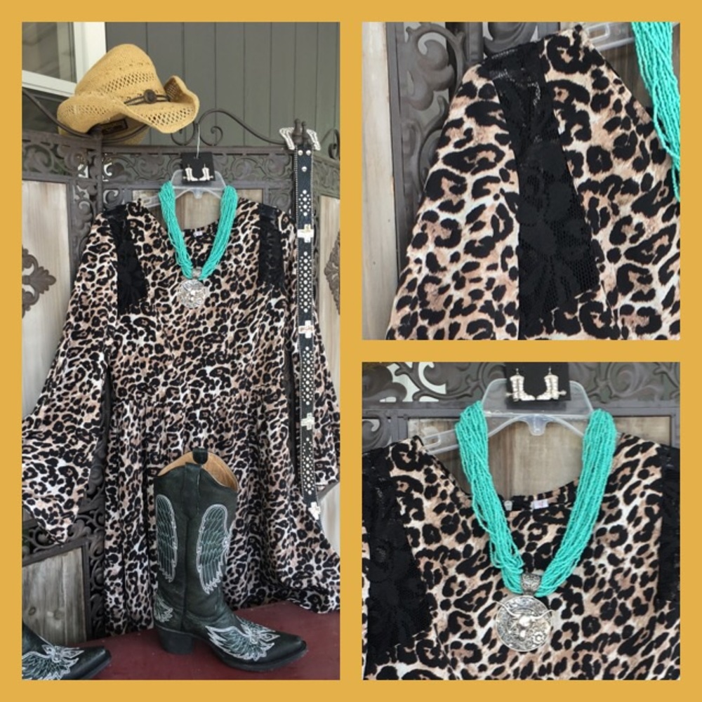 NWOT Leopard Print Dress