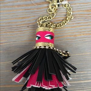 Betsey Johnson key chain bag charm hanger
