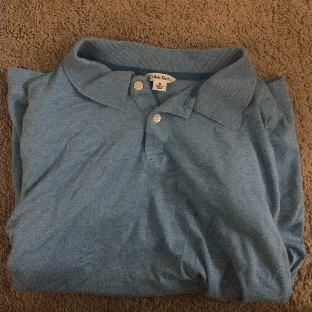 Cotton Calvin Klein mens polo