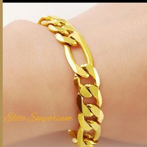 Beautiful 24K Gold Plated unisex Bracelet