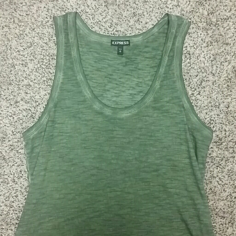 Express brand new without tags green tank