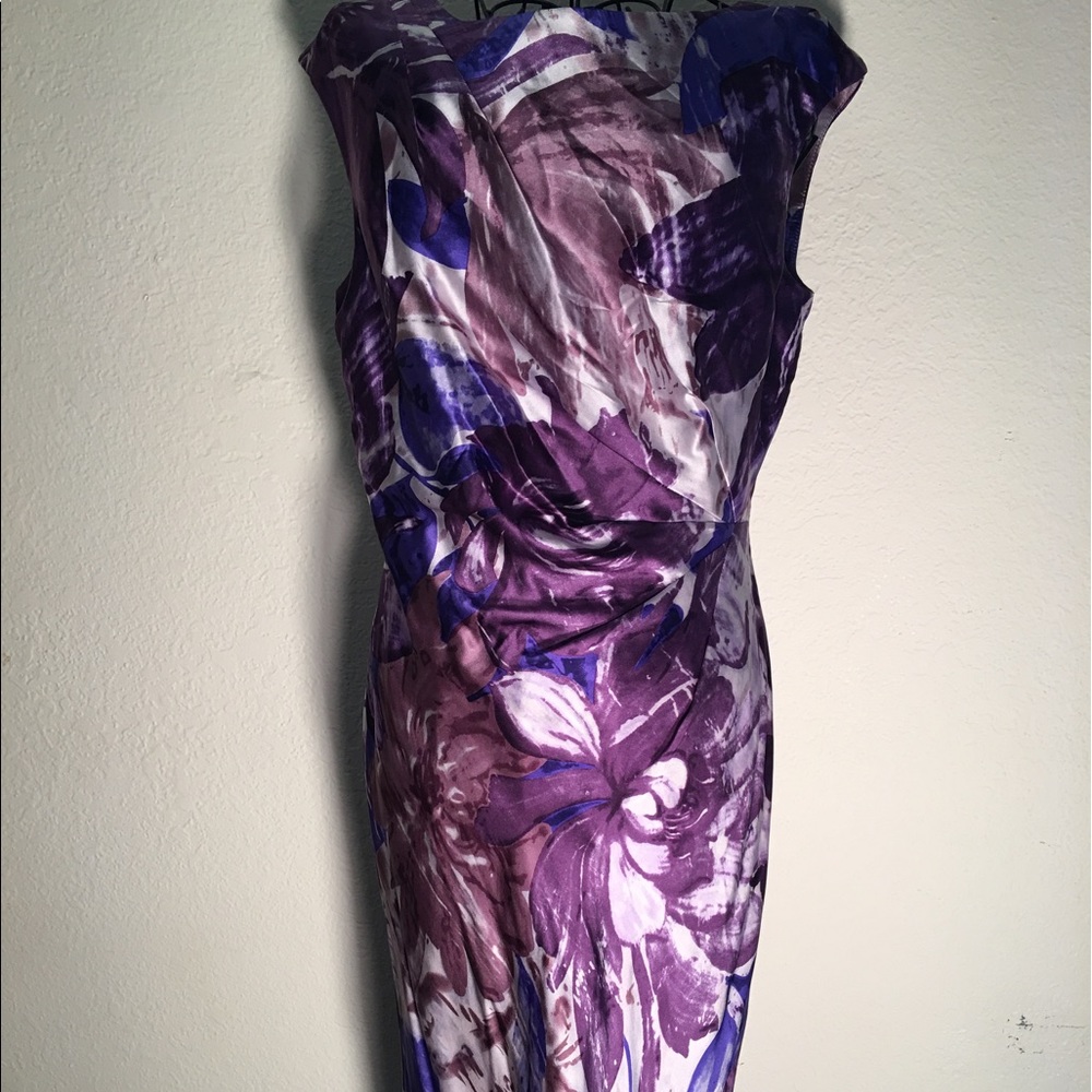 Suzi Chin for Maggy Boutique Silk Floral Dress