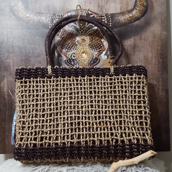 🚫🚫SOLD🚫🚫NEW! MARKET/FESTIVA HAND BAG! - Picture 2 of 5