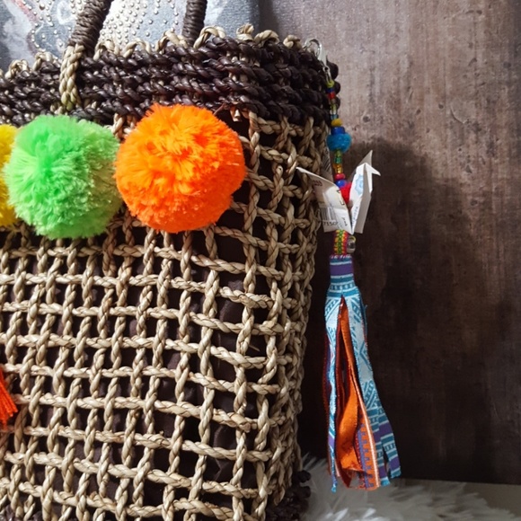 🚫🚫SOLD🚫🚫NEW! MARKET/FESTIVA HAND BAG! - Picture 4 of 5