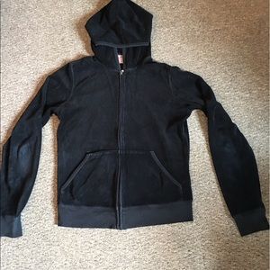 Black juicy couture terry cloth jacket
