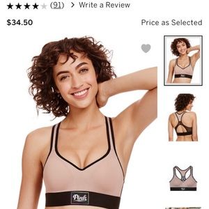 NEW PINK sports bra.