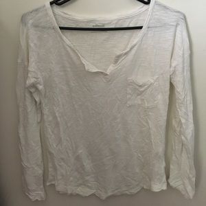 Express white 3/4 length shirt