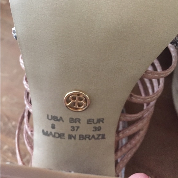 Brand new snake skin chunky heels - Picture 4 of 5