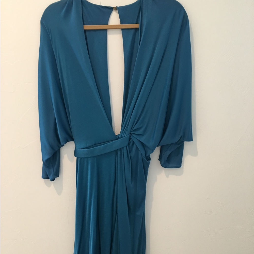 Versace blue dress