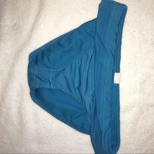 Blue bikini bottoms