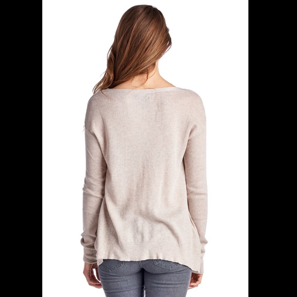 NWT Beige Thermal Cardigan - Picture 3 of 5