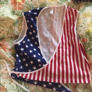 🇺🇸American apparel wrap top🇺🇸
