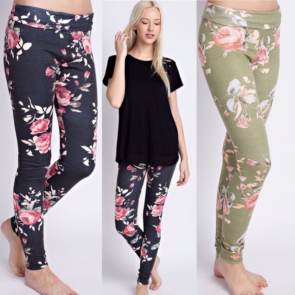 Floral leggings - Picture 3 of 7