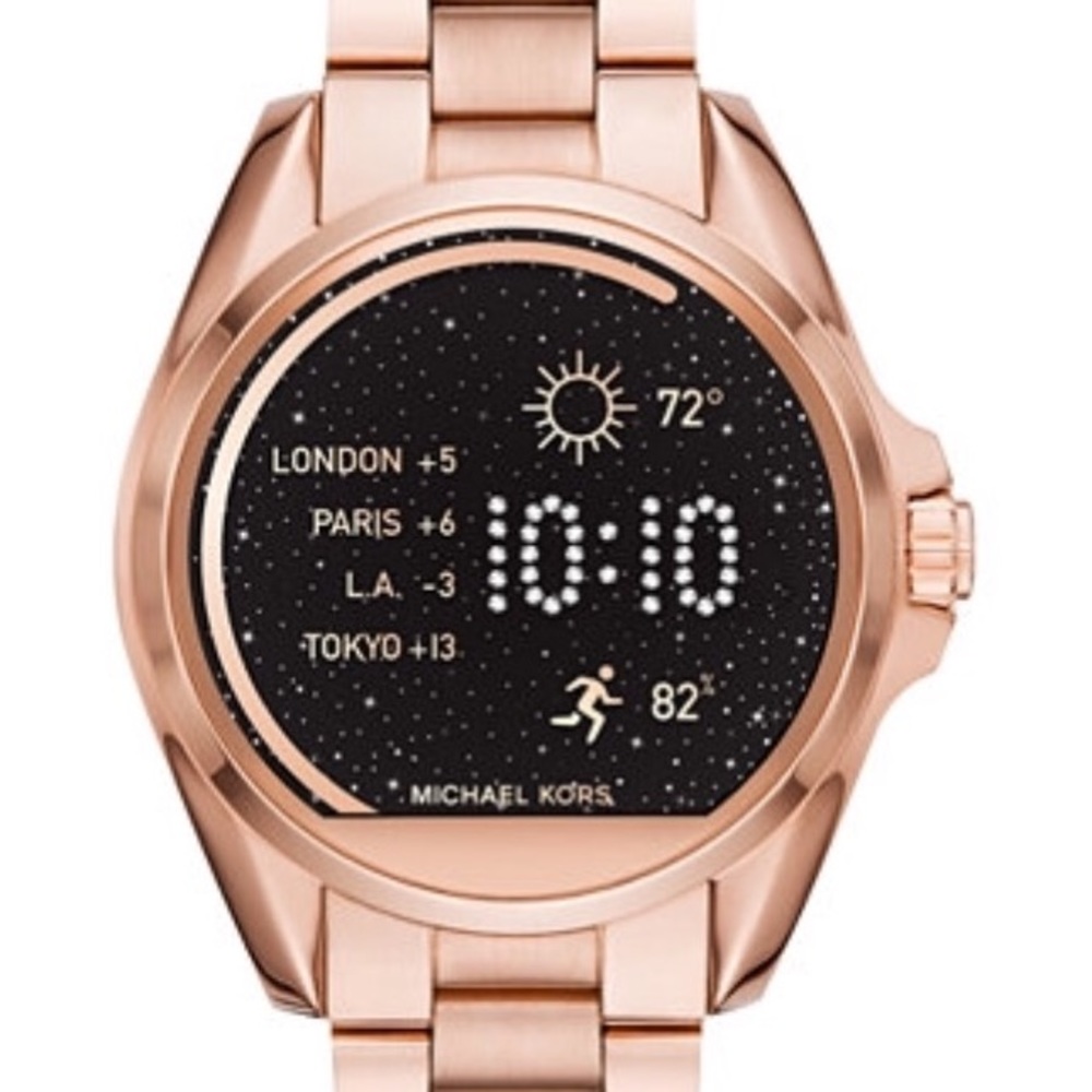 Rose gold Michael Kors "Bradshaw" smartwatch